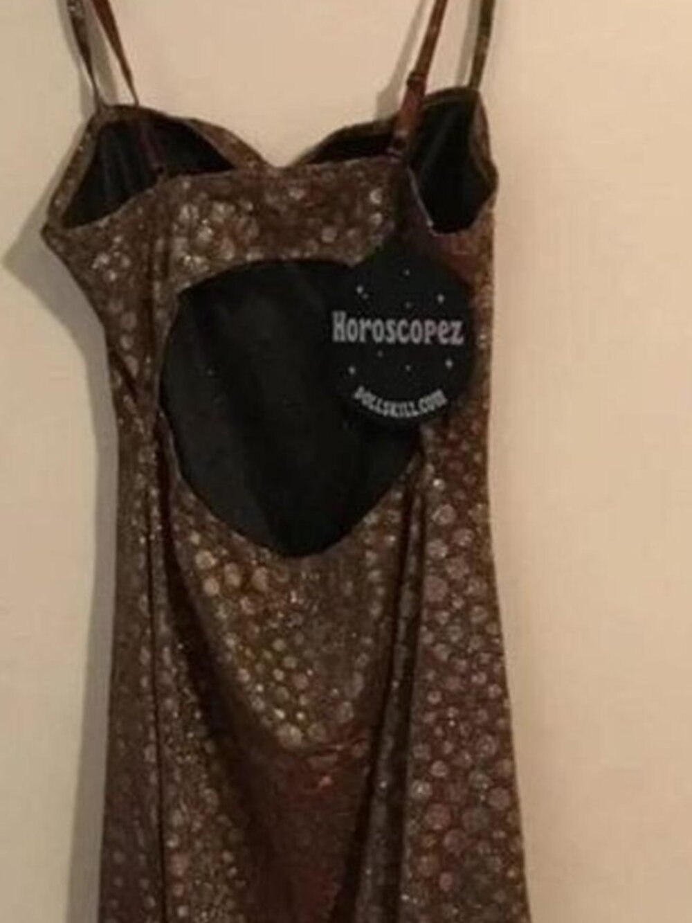 Gold On The Prowl Mini Dress